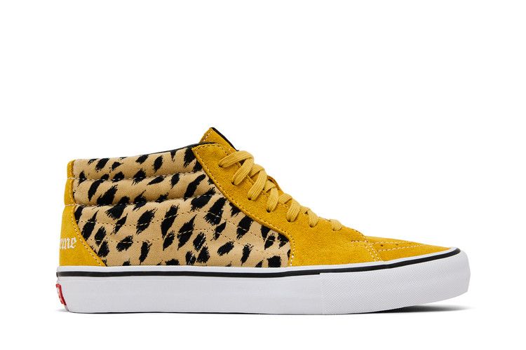 Supreme x Vans Sk8-Mid Pro 'Cheetah Velvet'