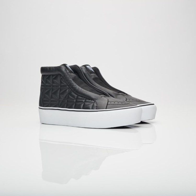 Karl Lagerfeld x Vans Sk8-Hi Laceless Platform 'Quilt'