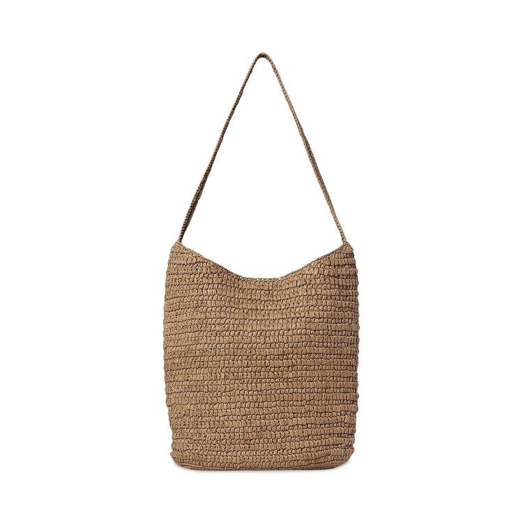 The Row Alma Shoulder Raffia Bag 'Tan'