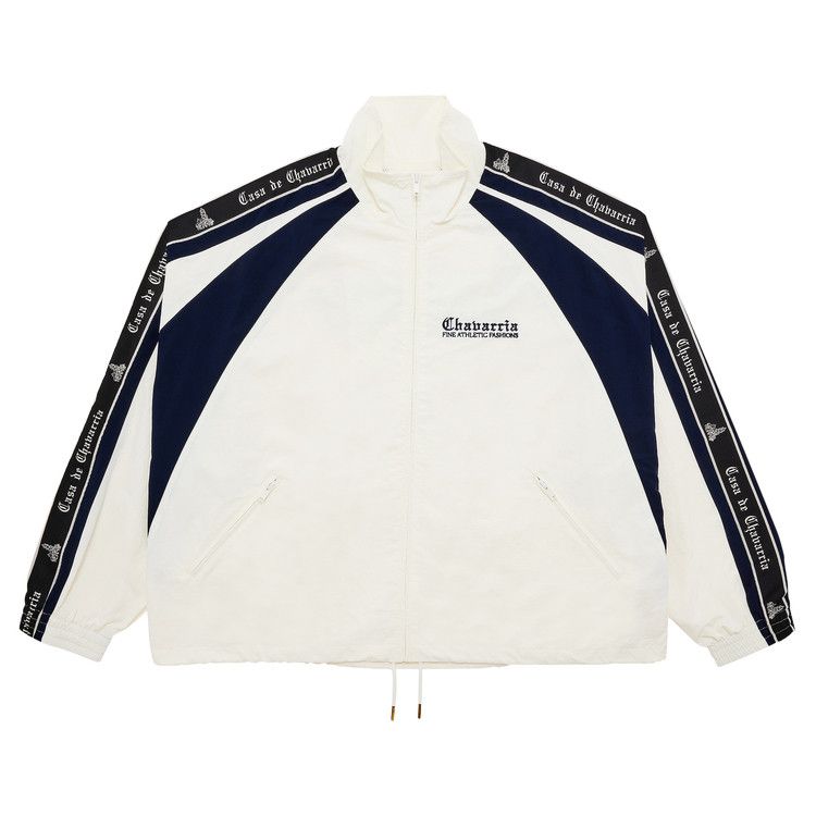 Willy Chavarria Casa De Chavarria Tape Jacket 'Black/White'