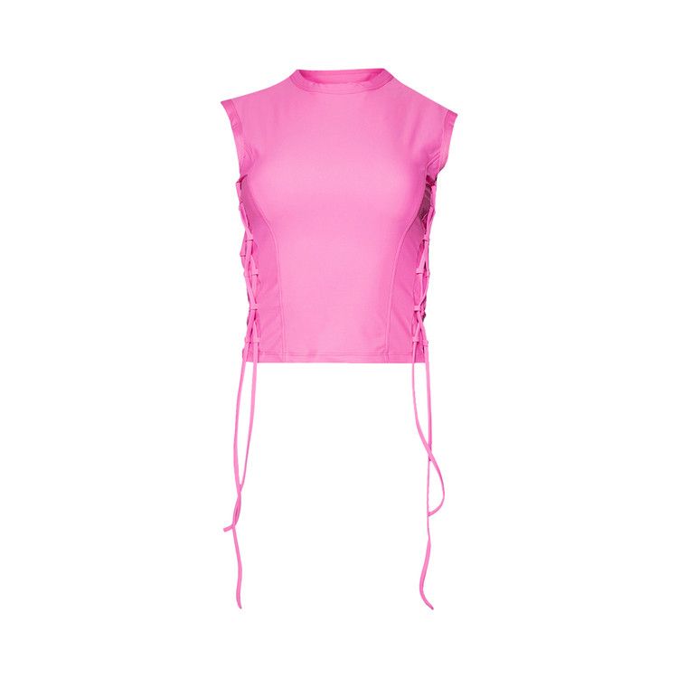 Vetements Tank Top With Laces 'Hot Pink'