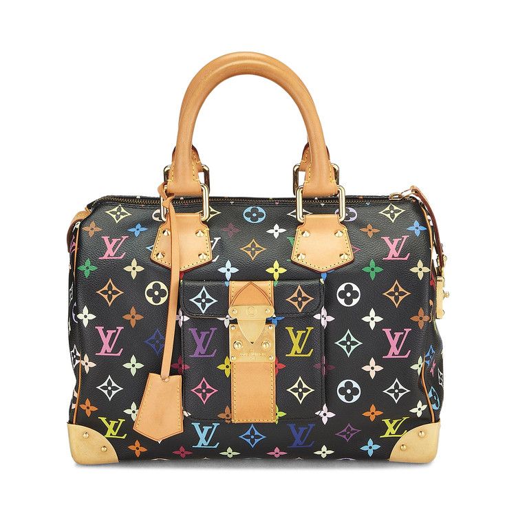 Wgaca Louis Vuitton Monogram Multicolor Speedy 30 'White'