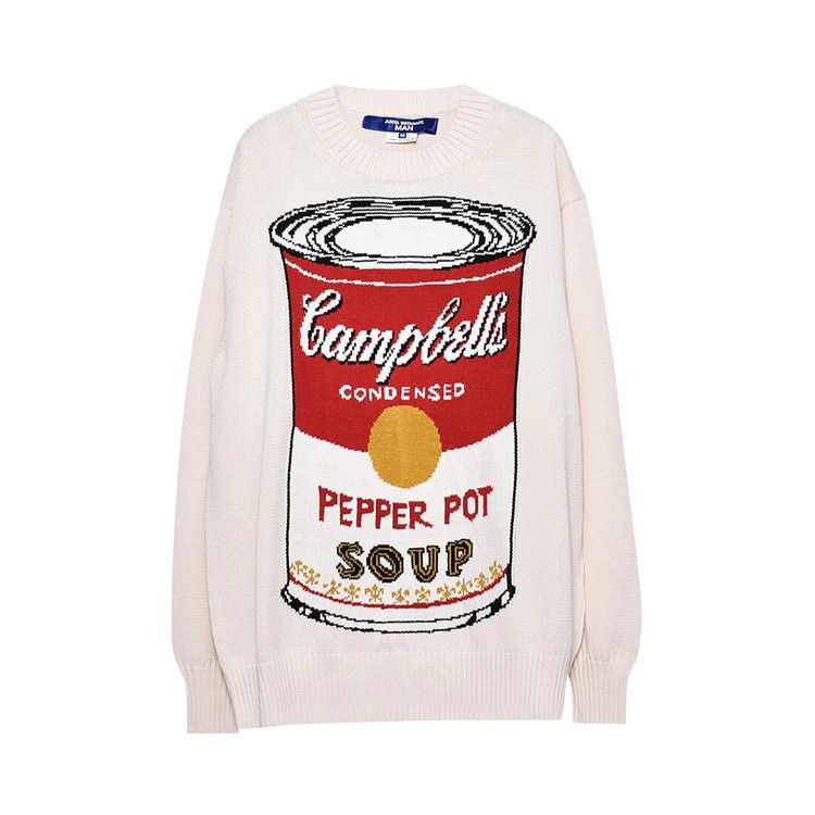 Junya Watanabe Andy Warhol Intarsia Jumper 'White'