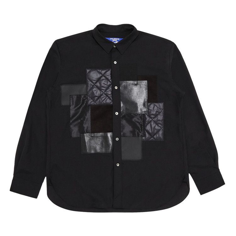 Junya Watanabe MAN Patchwork Long-Sleeve Shirt 'Black'