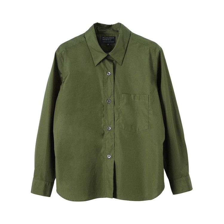 Margaret Howell Simple Shirt 'Leaf Green'