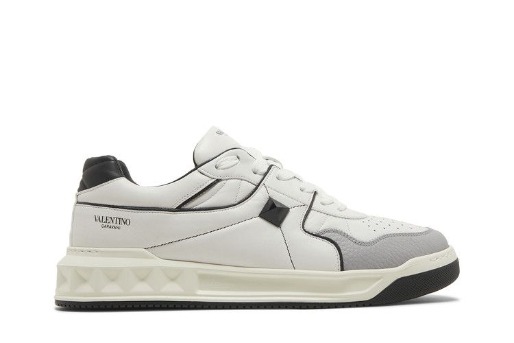 Valentino One Stud Low 'White Black'