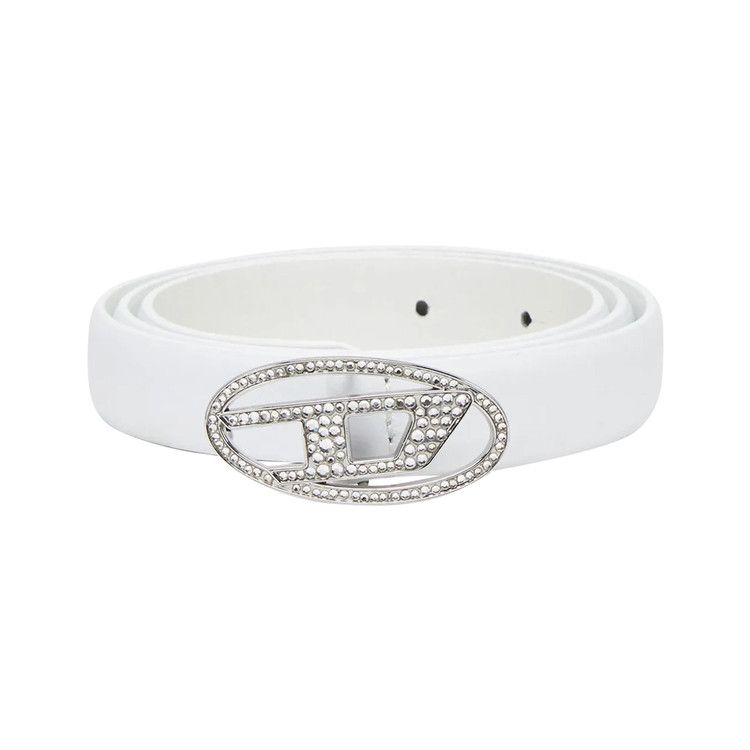 Diesel B 1DR Strass 20 Belt 'White'