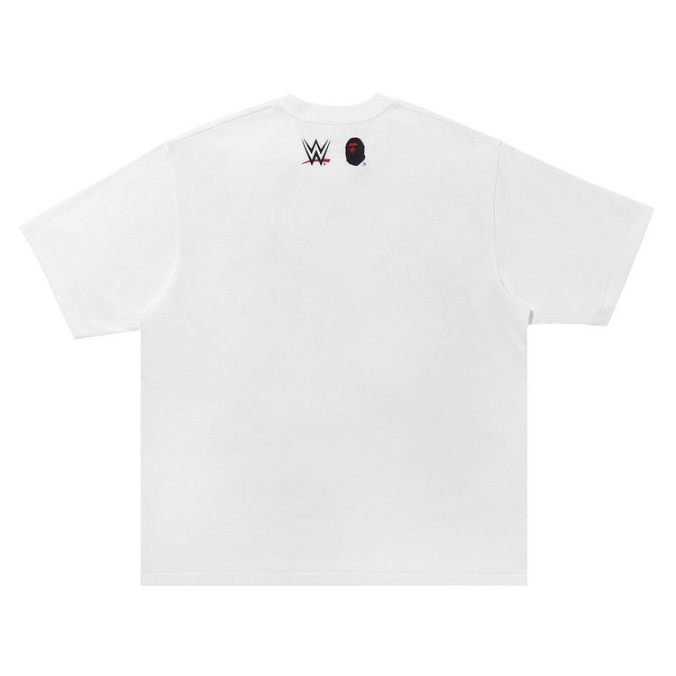 BAPE x WWE Stone Cold Steve Austin Baby Milo Relaxed Fit Tee 'White'