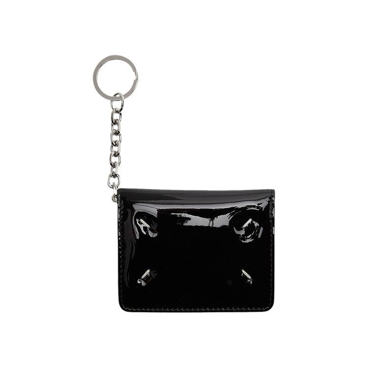 Maison Margiela Patent Keyring Card Holder 'Black'
