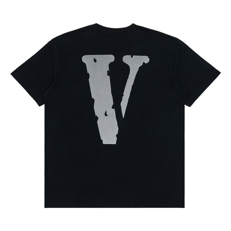 Vlone Staple T-Shirt 'Black/Black/Silver'