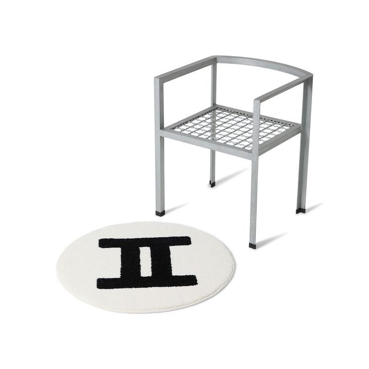 GOAT x Gallery 1950 Horoscope Gemini Rug White/Black
