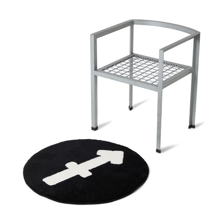 GOAT x Gallery 1950 Horoscope Sagittarius Rug Black/White