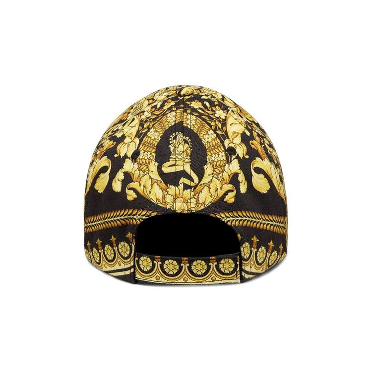 Versace Barocco Print Logo Cap 'Gold/Black'