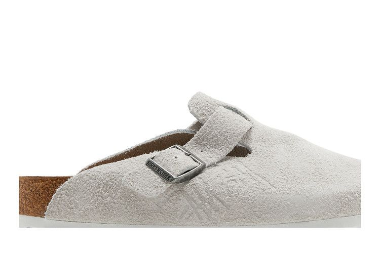 Stussy x Birkenstock Boston Shaggy 'Bone'
