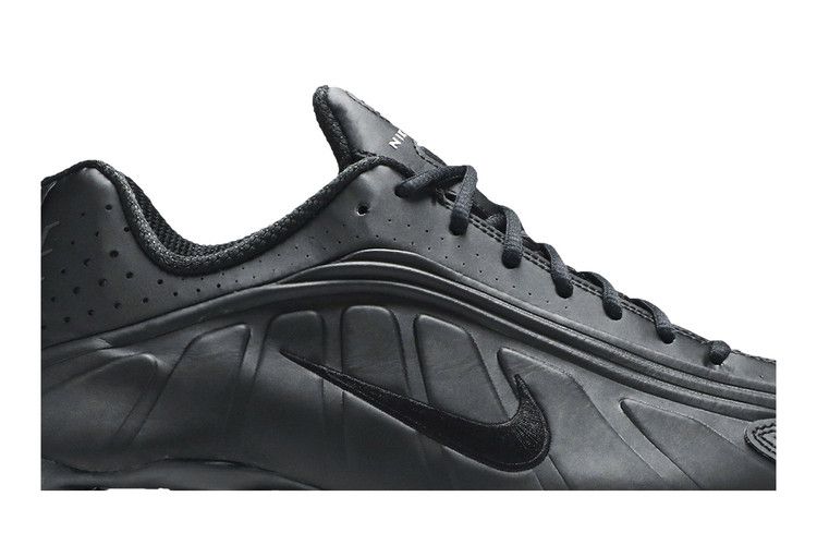 Nike Shox R4 'Triple Black Embroidered Swoosh'