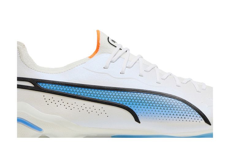 Puma King Ultimate FG AG 'White Blue Glimmer'