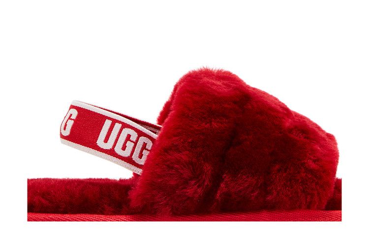 UGG Fluff Yeah Slide Toddler 'Ribbon Red'