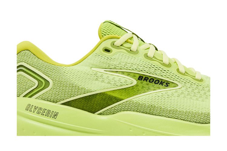 Brooks Glycerin 21 'Lovebird Pale Yellow Lime'