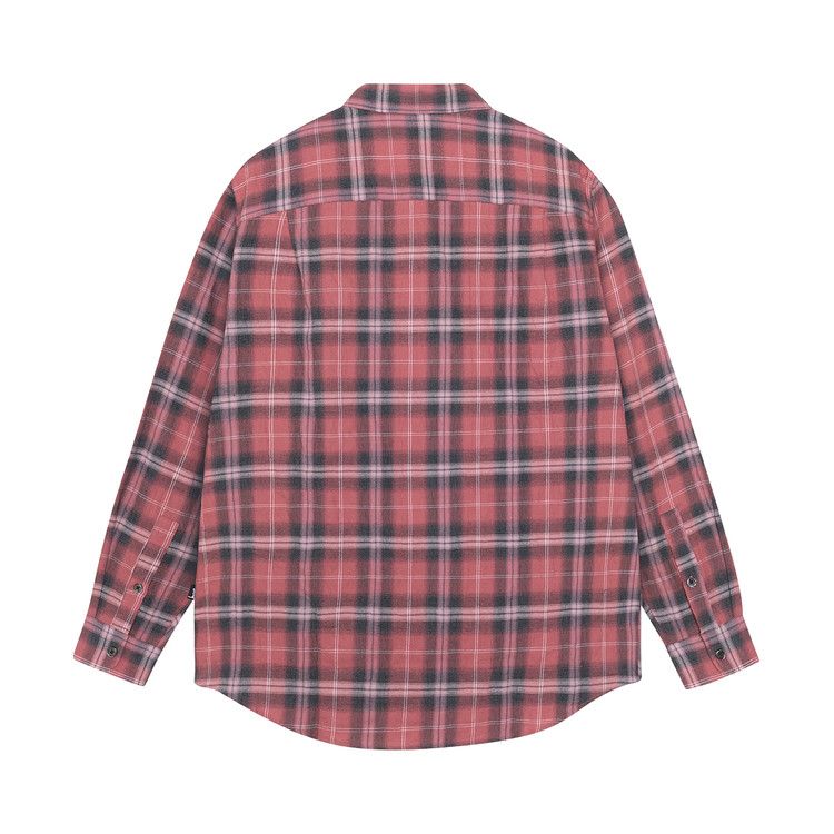 Stussy Beach Plaid Shirt 'Red'