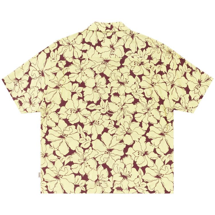 Stussy Floral Hawaiian Shirt 'Lime'