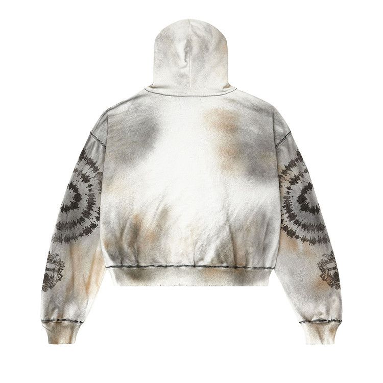 Vale Forever Spiral Zip Up Hoodie 'Dark White'