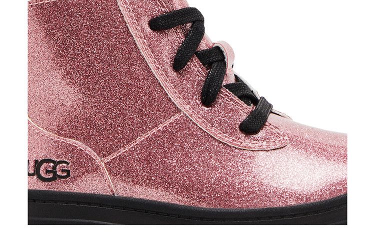 UGG Ashton Lace Up Boot Toddler 'Glitter Pink'
