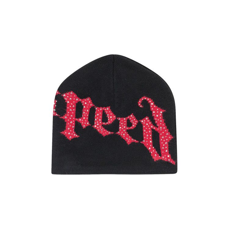 Godspeed OG Logo Studded Beanie 'Black/Red'