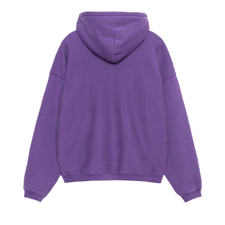 Stussy Embroidered Relaxed Hoodie 'Purple'