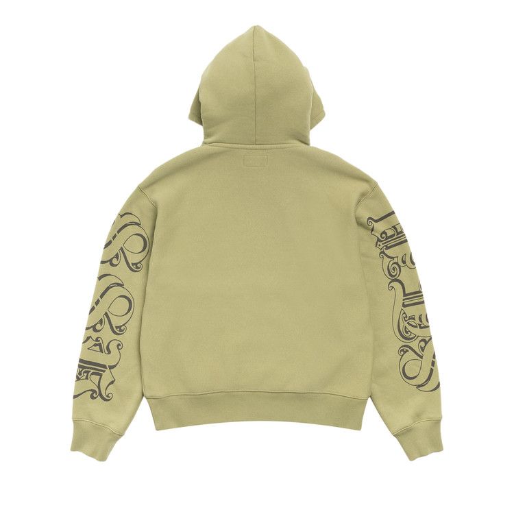 Stussy Motif Print Hoodie 'Moss'
