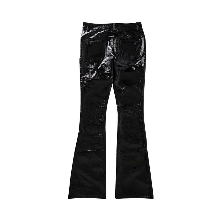 Courrèges Vinyl Zipped Pants 'Black'