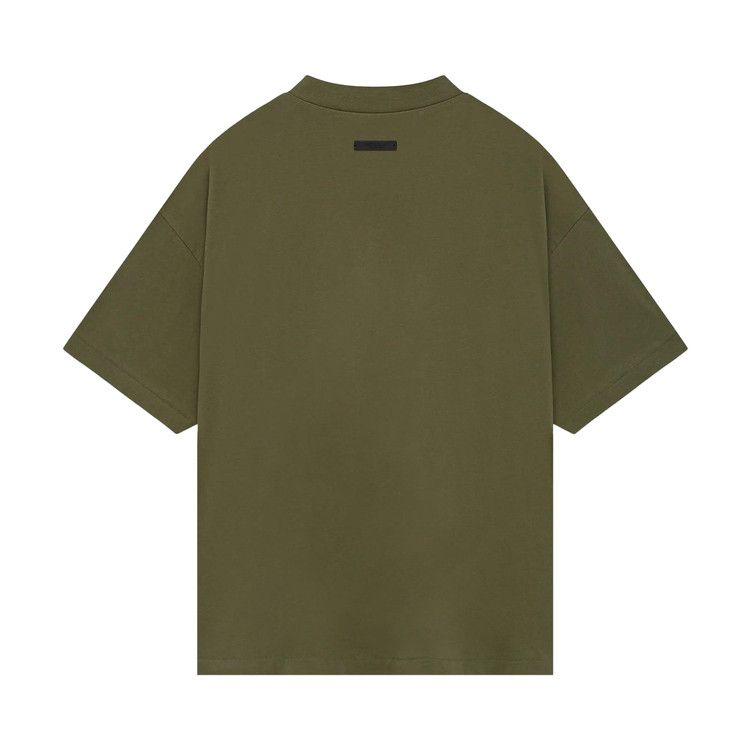 Fear of God Essentials Jersey Crewneck Tee 'Military'