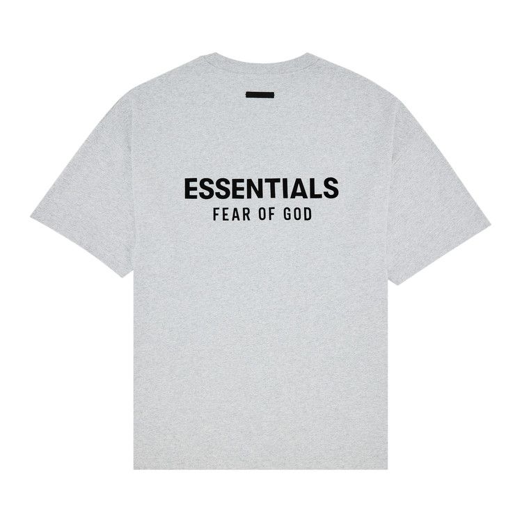 Fear of God Essentials Jersey Crewneck Tee 'Light Heather Grey'
