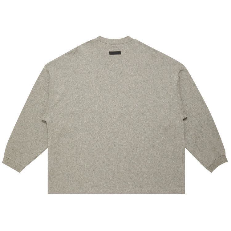 Fear of God Essentials Long-Sleeve T-Shirt 'Dark Heather Oatmeal'