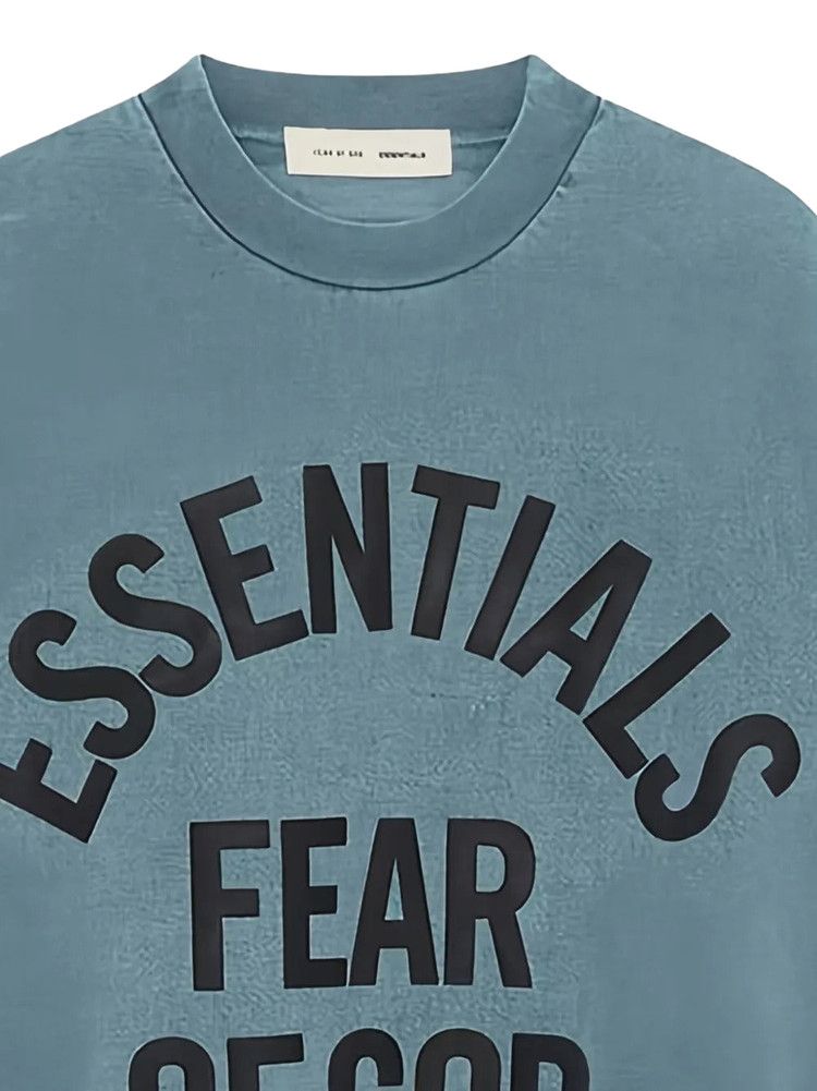 Fear of God Essentials Campus 90's Long-Sleeve Tee 'Faded Coastal'