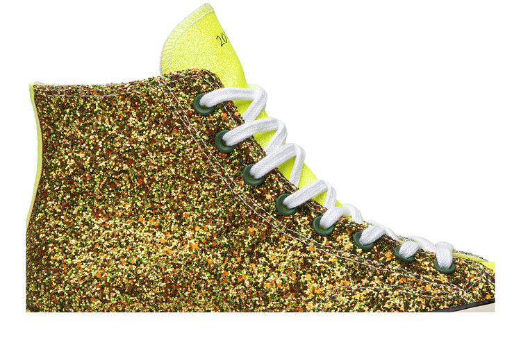 JW Anderson x Converse Chuck 70 High 'Glitter Pack - Gold Silver'