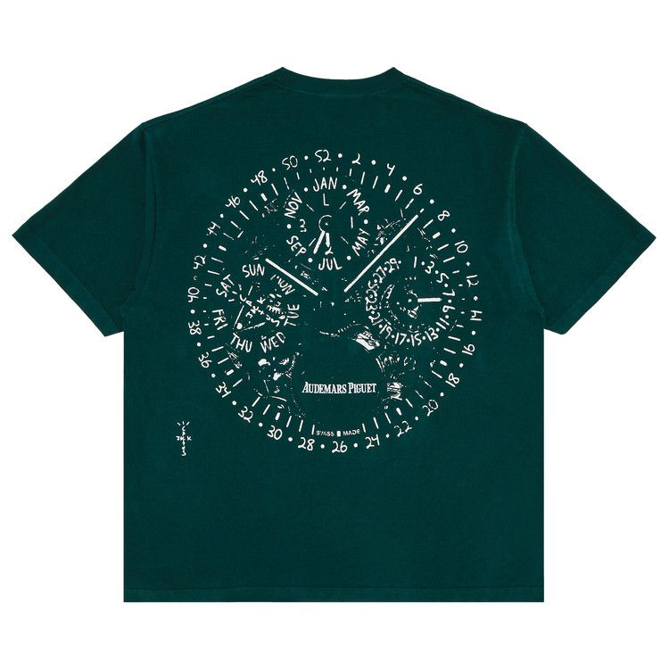 Travis Scott x Audemars Piguet Watch Face Tee 'Green'
