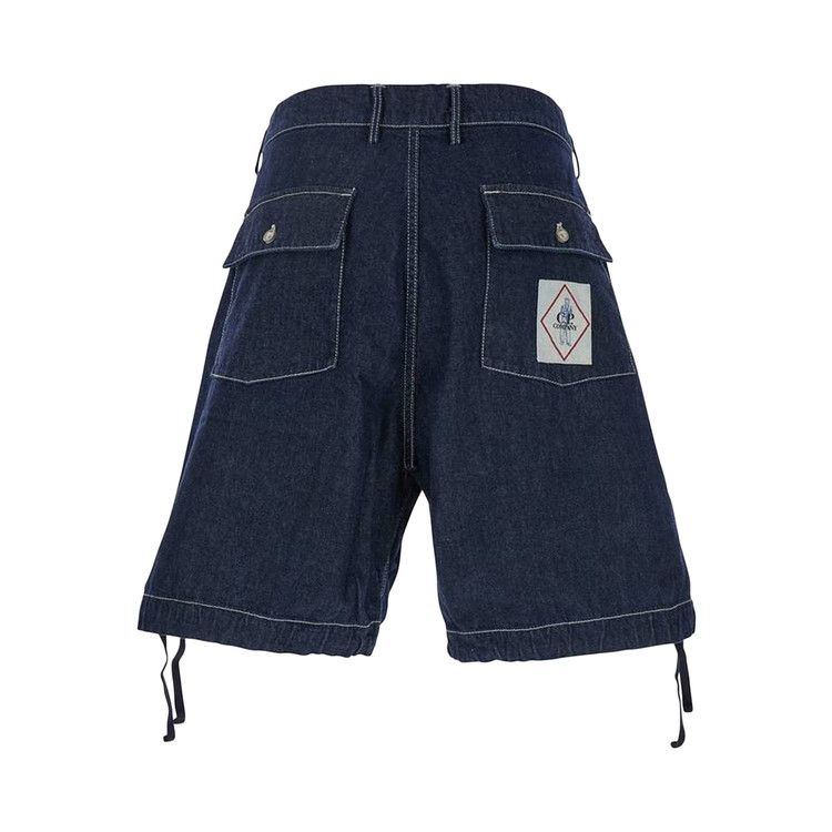 C.P. Company Logo Patch On The Back Shorts 'Denim'