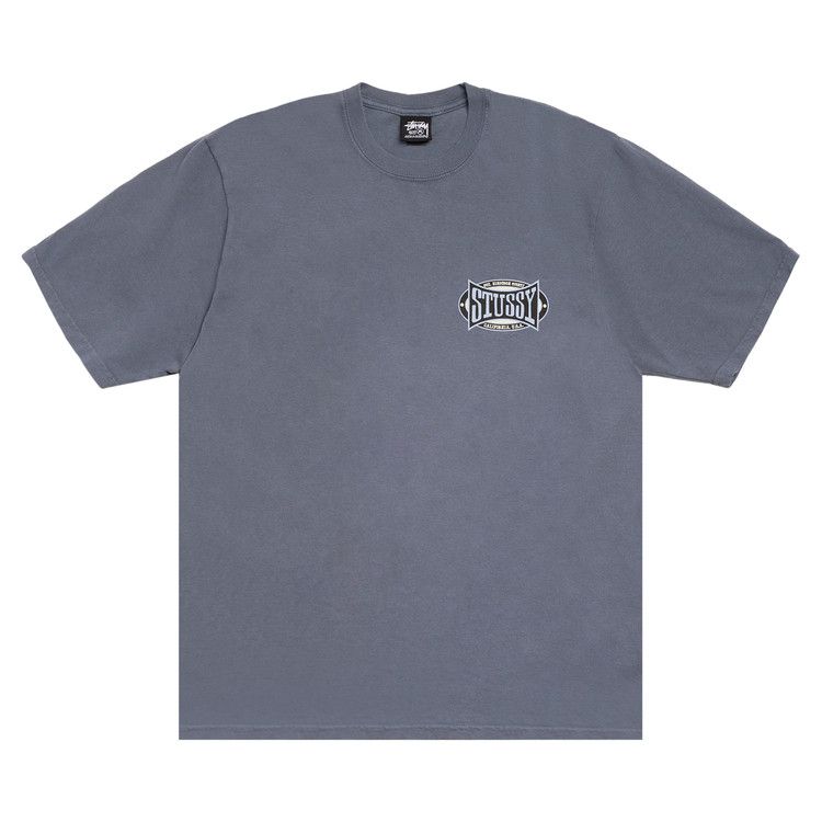 Stussy Champion Oval Tee Pigment Dyed 'Navy'