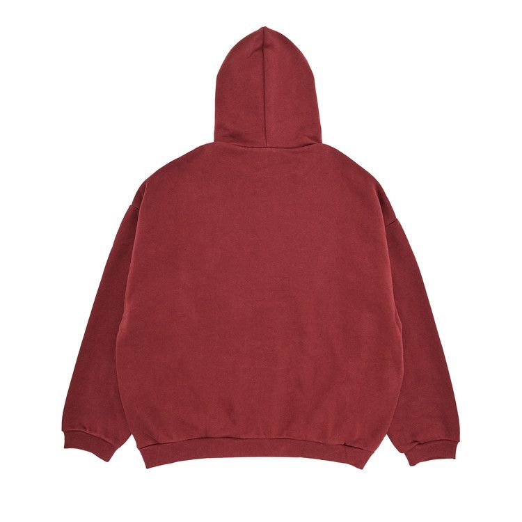 Fear of God Essentials Fleece Hoodie 'Crimson'