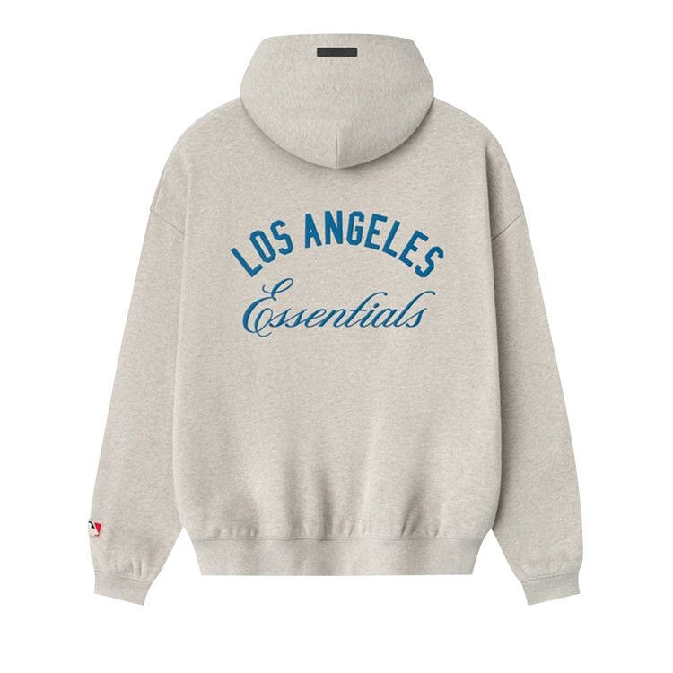Fear of God Essentials Dodgers Sport Hoodie 'Heather Stone'