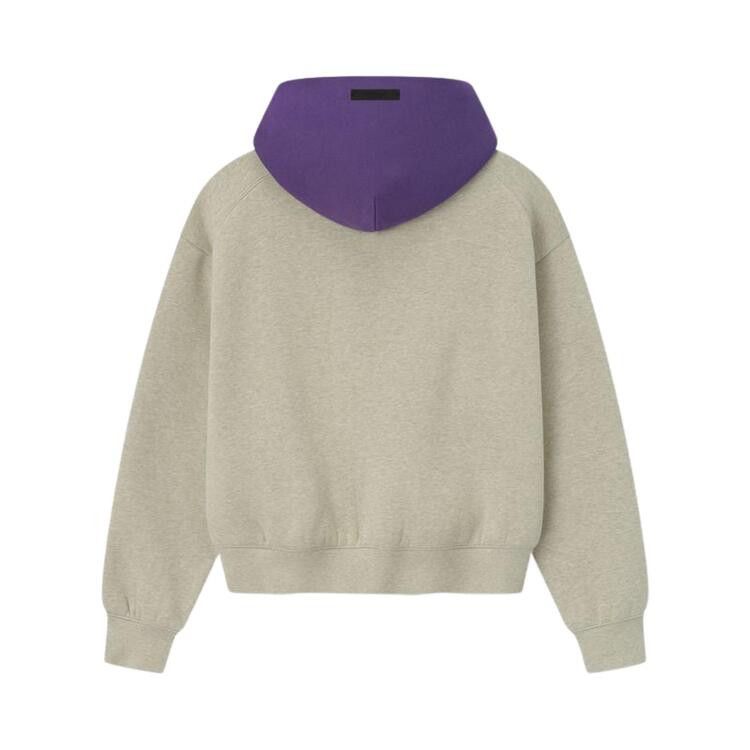Fear of God Essentials x NBA Sparks Classic Hoodie 'Heather Stone/Purple Reign'