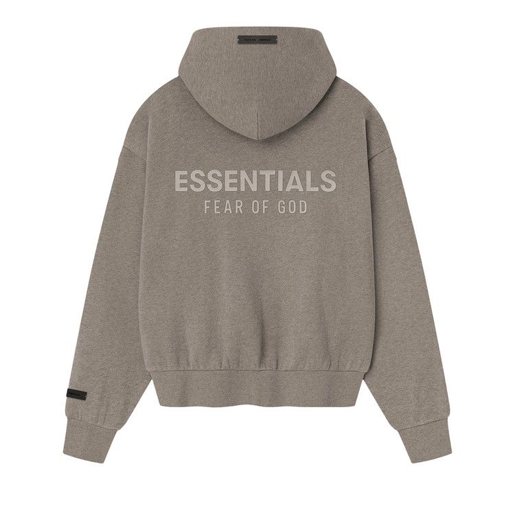 Fear of God Essentials Classic Fleece Zip-Up Hoodie 'Homestead Heather'