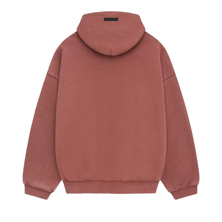 Fear of God Essentials Heavy Fleece Hoodie 'Crimson'