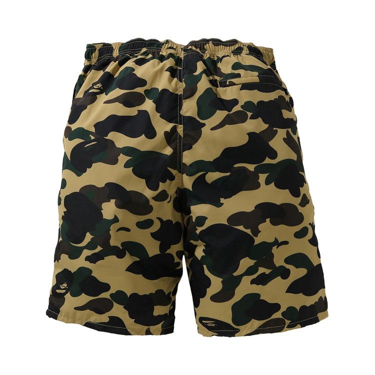BAPE 1st Camo Beach Shorts 'Yellow'