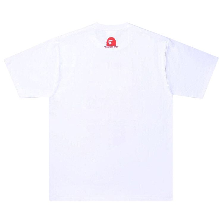 BAPE Check Gift Busy Works Tee 'White'