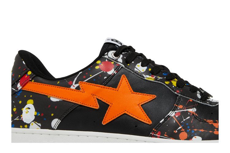 Bapesta Low 'Paint Splatter - Black'
