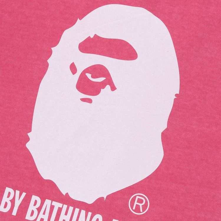 BAPE Overdye By Bathing Ape Relaxed Tee 'Pink'
