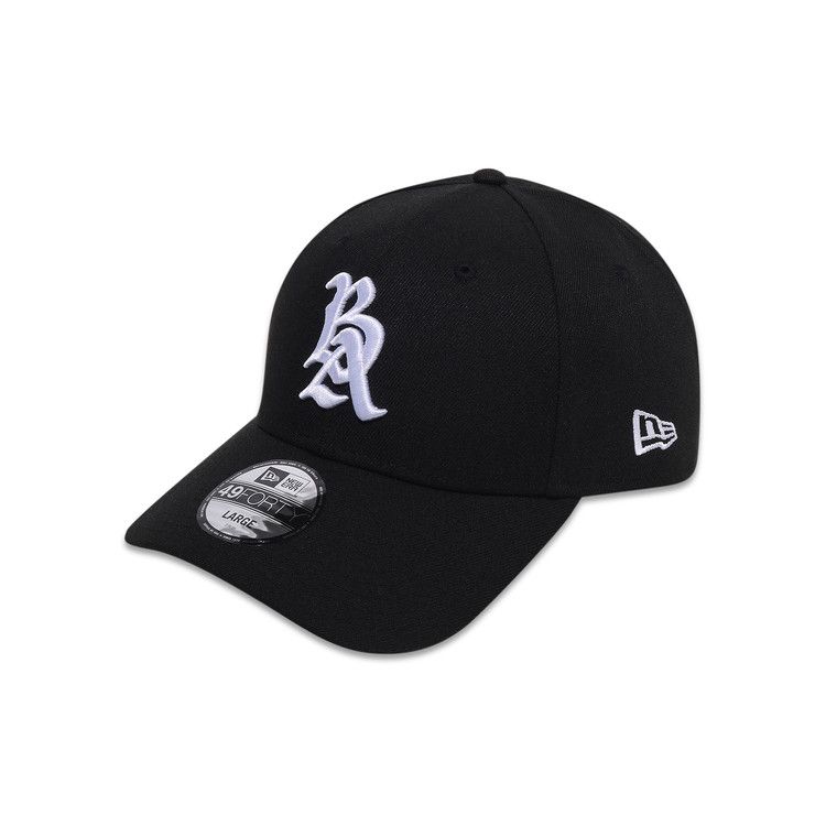 BAPE Baseball Logo New Era 49FORTY Cap 'Black'