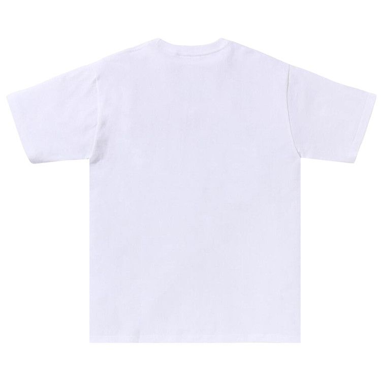 BAPE ABC Camo Sta College Tee 'White/Green'