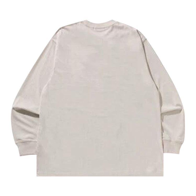 BAPE Wild Leopard Pattern Relaxed Fit Long-Sleeve Tee 'Ivory'